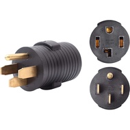 ONETAK NEMA 14-50P ke 14-30R Kompak 120V/240V 50 Amp 4 Prong Male Plug ke 30 Amp Female Receptacle C