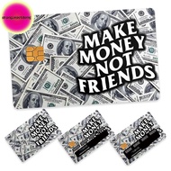 Strongaroetrtomj 4pcs Credit Card Stickers For Credit Card Skin Debit Card Sticker Personalized Bank