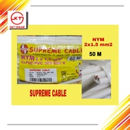 kabel nym 2x1.5mm supreme 50meter / Kabel 2× 15 50 m Supreme