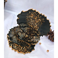 Resin Coaster Set Resin Coaster/ Marble Coaster (1 set contains 4 pieces)