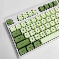 Matcha Micro Light Enlightenment PBT Cross Keycaps for 61/68/84/87/100/108 Keys USB Wired Mechanical