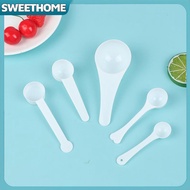 SWEETHOME 10Pcs 1g 3g 5g 10g Measuring Plastic Scoop Measuring Spoons Milk Powder Spoons