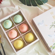 [August Signature] Teochew Assorted Mooncake with Single Yolk 6 Pcs - Lite Collection