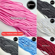 GANTUNGAN (METER) 5mm Paracord Rope Keychain Rope/ Diy Bracelet Rope/ Handicraft Rope/ Paracord Rope