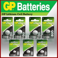 CR2016 CR2025 CR2032 CR1632 CR1220 CR1616 CR1620 GP LITHIUM BATTERY COIN CELL (1PC / 5PCS REMOTE CON