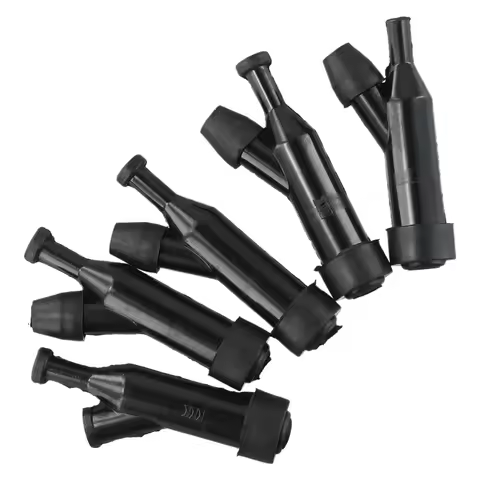 5pcs Spark Plug Cap Lawn Mower Part Black For Honda GX120 GX160 GX200 GX240 GX270 GX340 GX390 Engine