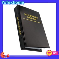 [YAFEXHM] 0402 for SMD Resistor Kit 1% Resistor Assortment Boxed Book Assorted Folders