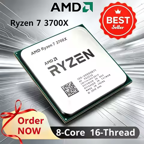 100% Brand New Ryzen 7 3700X R7 3700X 3.6 GHz Eight-Core Sixteen-Thread CPU Processor 65W 7NM L3=32M
