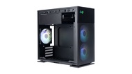 InWin 327 Micro ATX Gaming Computer Chassis with 3 Luna AL120 ARGB Case Fans
