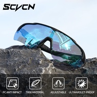 Scvcn shades cycling  Sunglasses Men UV400 Outdoor shades for Ladies Casual Goggles 3lens