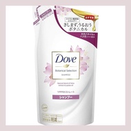 Dove Botanical Selection Glossy Straight Shampoo Refill 350g