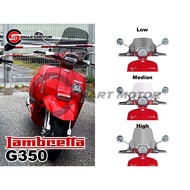 LAMBRETTA G350 WIND SCREEN WINDSHIELD VISOR FAIRING CLEAR SMOKE ACCESSORIES SCOOTER MOTORCYCLE BIKE