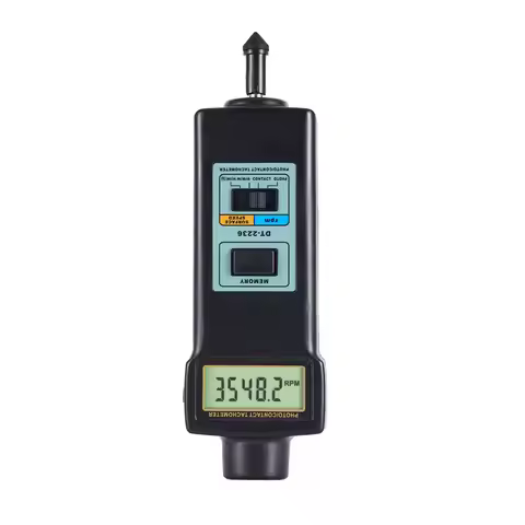 Digital Tachometer DT-2236 Multifunctional Photoelectric Revolution Meter