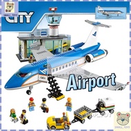 City Series Airport Aircraft Terminal Waiting Area 60104 Building Blocks Model Children's Educational Kid Creative Toys Gifts