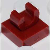 [2 Pieces] LEGO 1x1 Base Plate with Top Grip, Crimson ID 6071222 15712