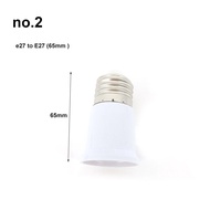 65mm 95mm 14cm Flexible AC E27 To 2 E27 bulb Base power Socket plug Converter LED Light Lamp  Extend