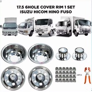 RIM COVER 17.5 1SET COVER WHEEL RIM ISUZU HICOM HINO FUSO CHROME ACCESSORIES