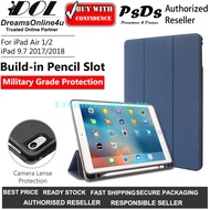 PsDs Military Protection Smart Cover Case with Pencil Holder iPad Air 1 2 iPad 9.7 2017 2018 A1893 A