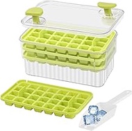 Culinavog Ice Cube Tray, Ice Cube Tray with Lid for Drinks, Mini Ice Cube Tray with 84 Ice Cubes, Re