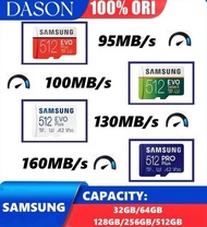 Samsung Memori Kartu Memori 32Gb/64Gb/128Gb/256G/512G Tf Micro Sd Card