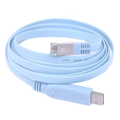 For Routers USB To RJ45 Console Adapter Cable 1.8M USB To RS232 Serial To RJ45 CAT5 Cord