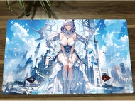 YuGiOh Girl Labrynth of The Sier Castle TCG CCG Mat Trading Card Game Mat Table Playmat Desk Playing Mat Mouse Pad