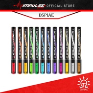 Dspiae Super Metallic Color Markers / 迪斯派 超级金属色马克笔 Red Orange Yellow Green Cyan Blue Purple Metallic