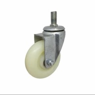 Nylon Ball Bearing Wheels Medium Duty 4 inch (100 x32) Live Thread