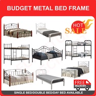 [Bulky]Furniture Specialist BUDGET METAL BED FRAME (SINGLE/ SUPER SINGLE/ QUEEN/ KING SIZE AVAIL)