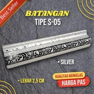 BATANGAN PIGURA UKIR S05 PANJANG 1 METER//BATANGAN ECER/LIS PLAVON// LIS PVC //LIS PROFIL