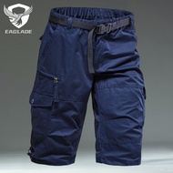 EAGLADE Cargo Shorts Pants for Men in Navy Blue J10