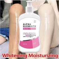 Body Serum Alpha Glowhite Body Lotion to Whitening & Moisturizing Skin 400ml