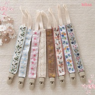 BLISS Soother Holder, Ethnic Style Teether Toys Straps Baby Cloth Pacifier Chain, Colorful Adjustabl