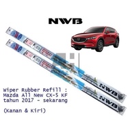 Mazda All New CX5 KF 2017+ Wiper Rubber Refill - NWB Japan AS45GN & AS60GN wiper wiper refill