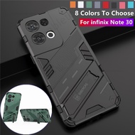 Shockproof Armor Casing For infinix Note 30 Note30 Pro Note30Pro 4G 5G Phone Case Stand Holder Bracket Camera Lens Protect Case Anti-fall Bumper Hard Back Cover
