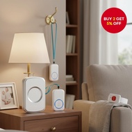 Nursing Pager, Emergency Call Button with a range of over 1000 feet, Wireless SOS Alarm Watch for El