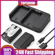 Tosw)Camera LP-E6 LP-E6N Battery & Charger Kit with 2-slot Battery Charger + 2pcs LP-E6 Batteries 7.