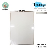 Double Sided Portable Thin Magnetic White Board (40 x 60 cm / 1 1/2 x 2 Feet / 16 x 24 inch)
