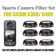 For SJCAM C300/ C400 Sports Camera Filter CPL STAR NIGHT NDPL ND Light Reduction UV Protection Lens 