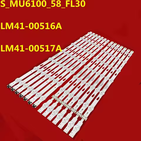 LED Backlight Strip For S_MU6100_58_FL30 LM41-00516A LM41-00517A UE58MU6125 UE58MU6122 UE58MU6190 UE