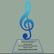 Plakat Musik/Piala Lomba Music/Piala Akrilik Custom Musik/Thropy