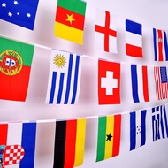 String Flags of Countries Around the World (25 meters 1 string of 100 flags)
