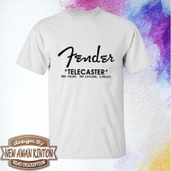 Fender White Color Men Tshirt Mens Clothing