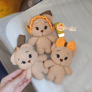 GANTUNGAN [ HONEYBEAR ] Bear Amigurumi Full Body Keychain | Crochet Bear | Teddy Bear Keychain | Bea