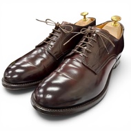 สภาพดีเยี่ยม□ALDEN อัลเดน 5350 Cordovan Plain Toe Blucher รองเท้าหนัง Derby สีเบอร์กันดี ไซส์ 7.5 ผล