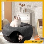 Quety Cat Bed Tunnel Toy Cat Donut Tunnel Bed - Q60
