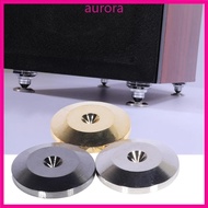 Aur 8Pcs set Aluminum Alloy Speaker AMP Isolation Spike Pad Preamp DAC Mat Floor Base HIFI  DIY Accessories