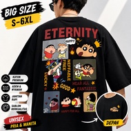 JAPANESE T-SHIRTS CARTOON T-SHIRTS Crayon Shin Chan OVERSIZE T-SHIRTS SML XL 2XL 3XL 4XL 5XL 6XL T-S