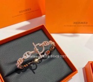 🎀 HERMES 經典滿鉆豬鼻子手鐲