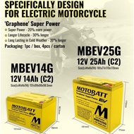 MB EV SCOOTER ELECTRIC MOTAR BATTERY 12V 25AH / 14AH